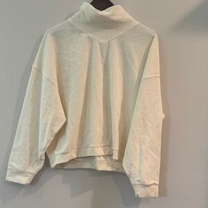 Madewell Off-White Cowl Neck Sweater